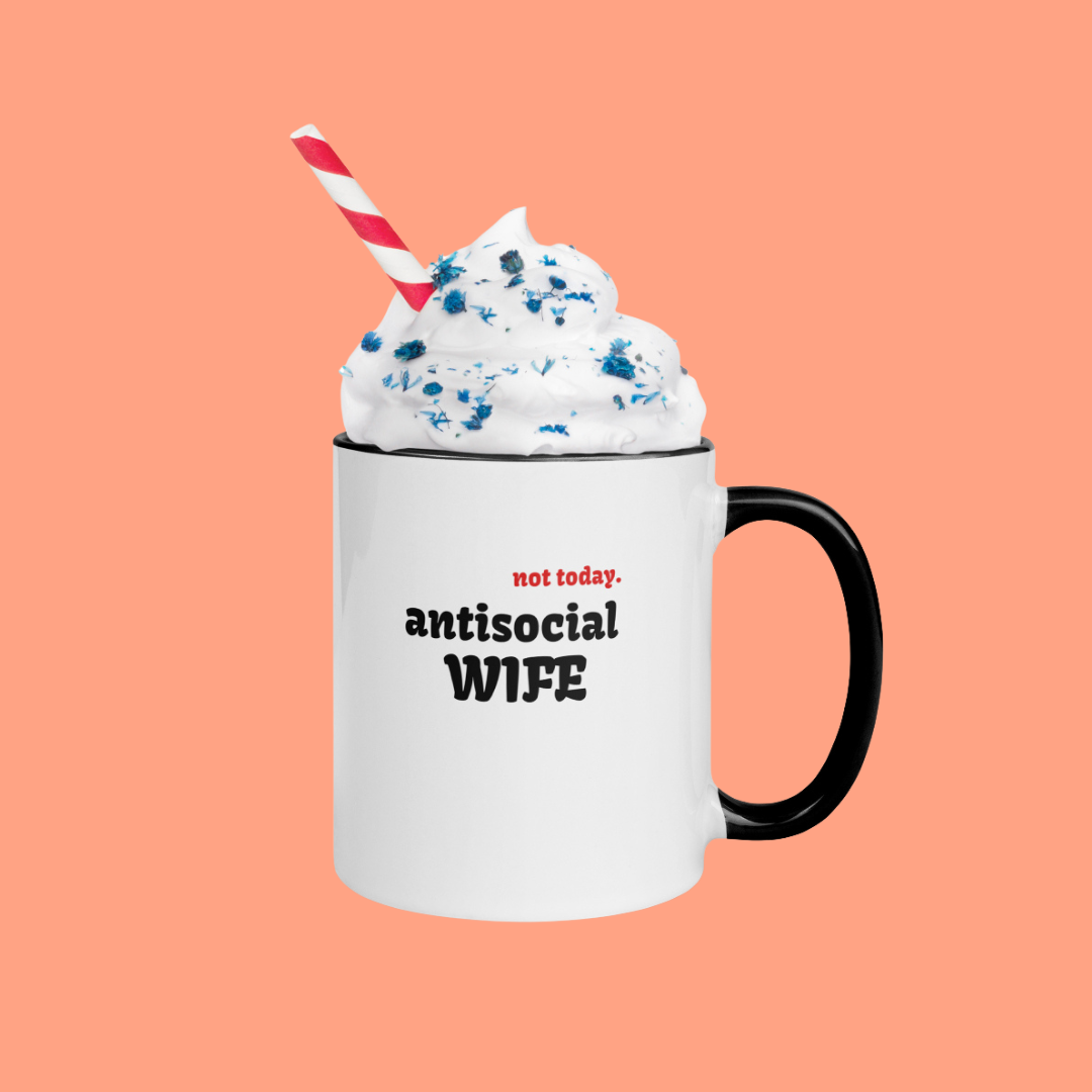 NOT TODAY Antisocial Wife Mug - Free Shipping