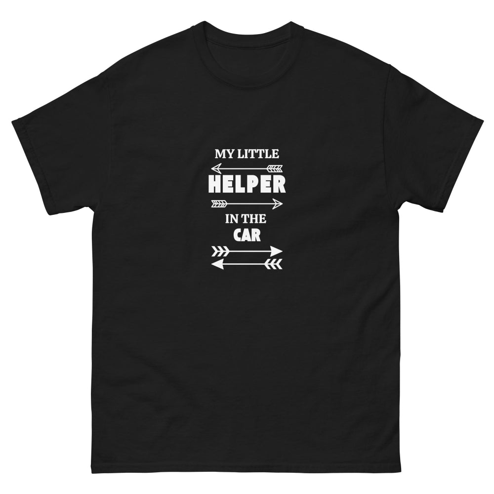 My little helper in the car t-shirt