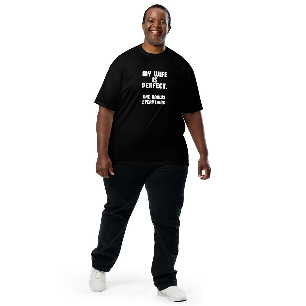 My wife is perfect t-shirt - FREE SHIPPING - FUNNY GIFT