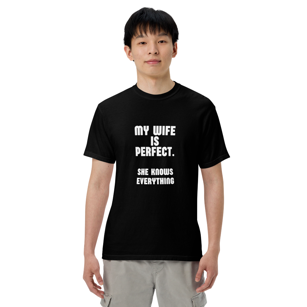 My wife is perfect t-shirt - FREE SHIPPING - FUNNY GIFT