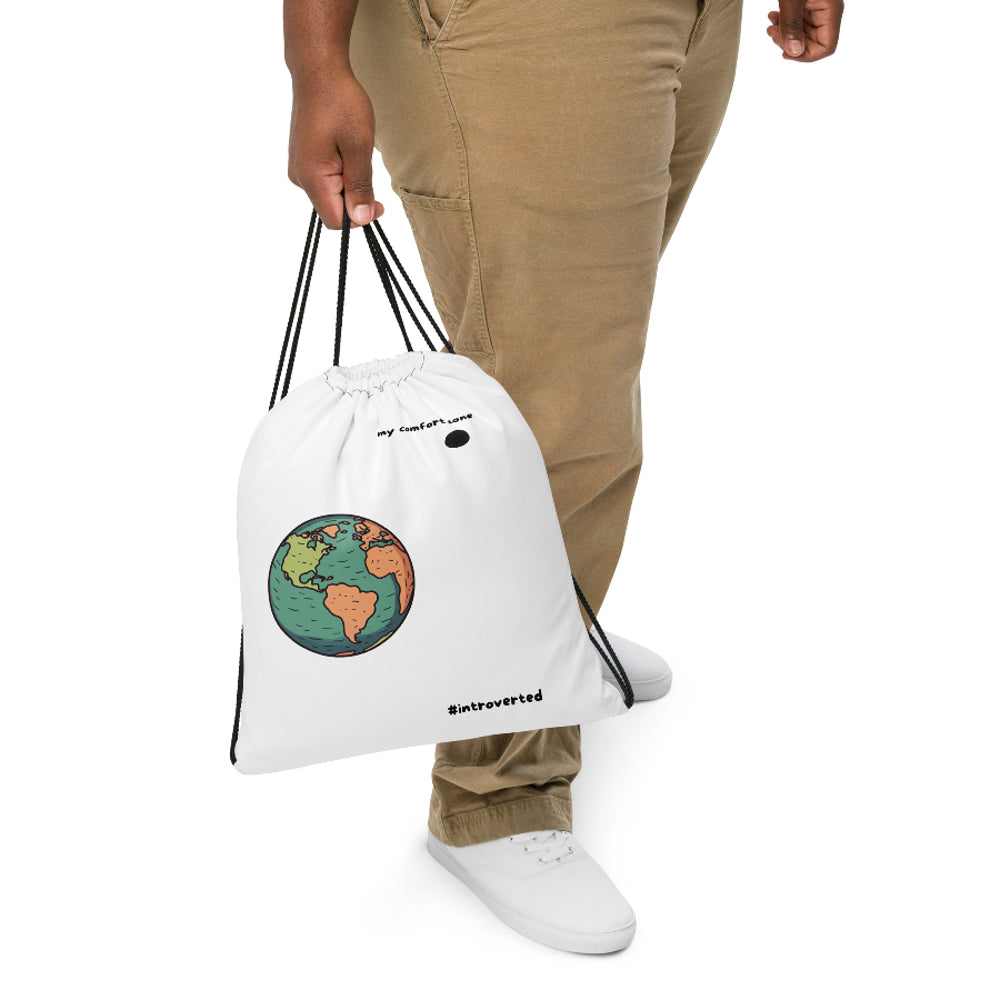 My comfort zone - Drawstring bag - FREE SHIPPING