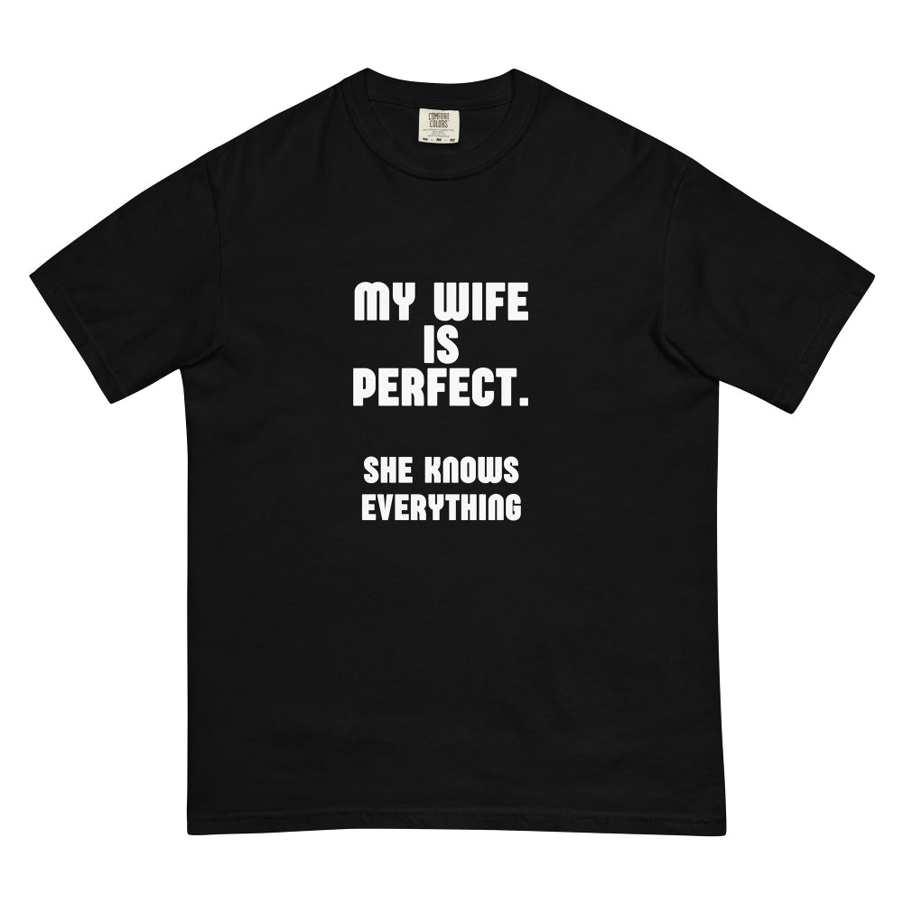 My wife is perfect t-shirt - FREE SHIPPING - FUNNY GIFT