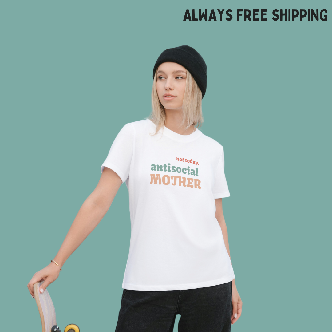 ANTISOCIAL MOTHER - Women's Relaxed T-Shirt
