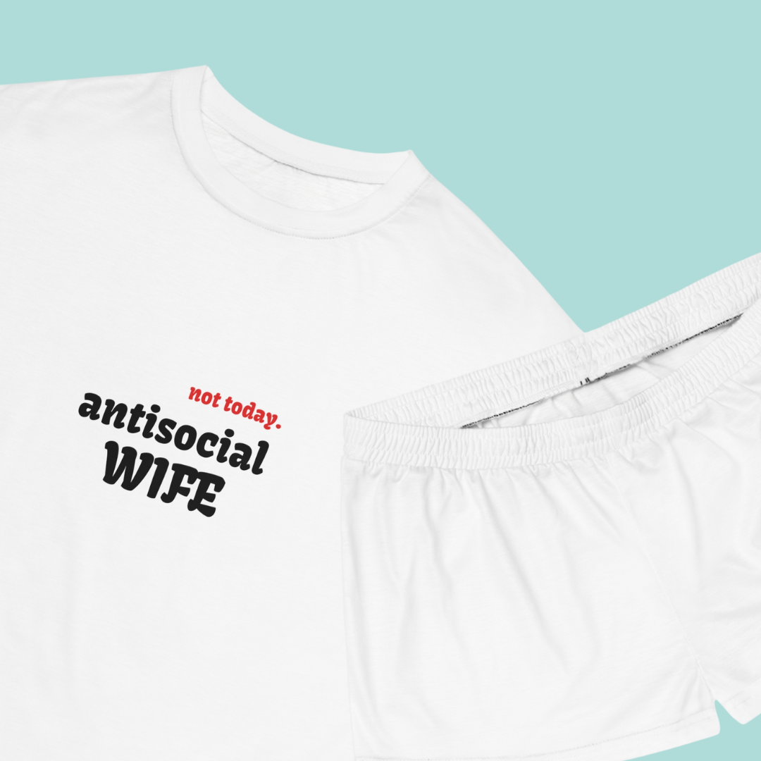 Not Today: The "Antisocial Wife" Pajama Set 😴✨ - FREE SHIPPING