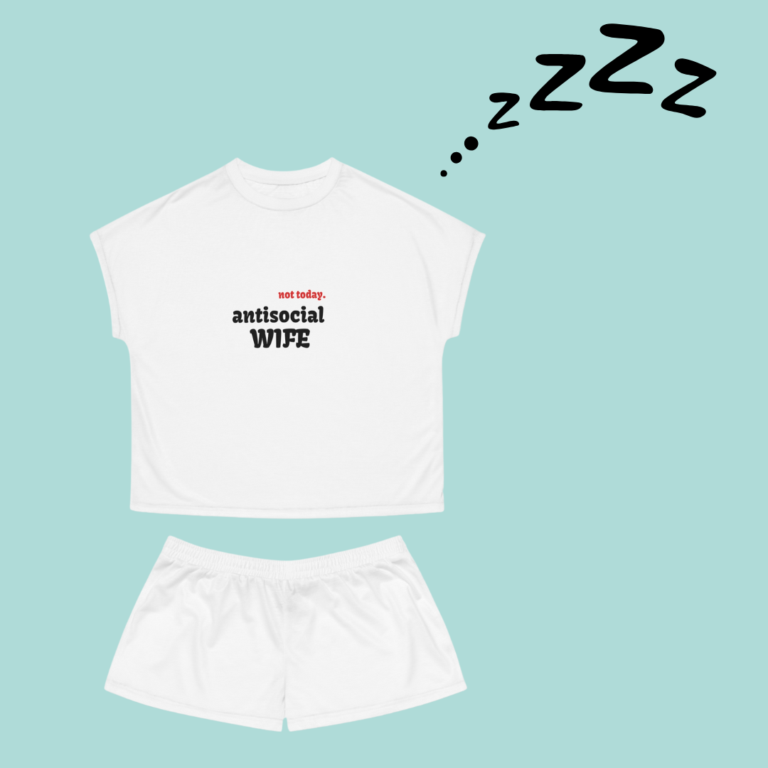 Not Today: The "Antisocial Wife" Pajama Set 😴✨ - FREE SHIPPING