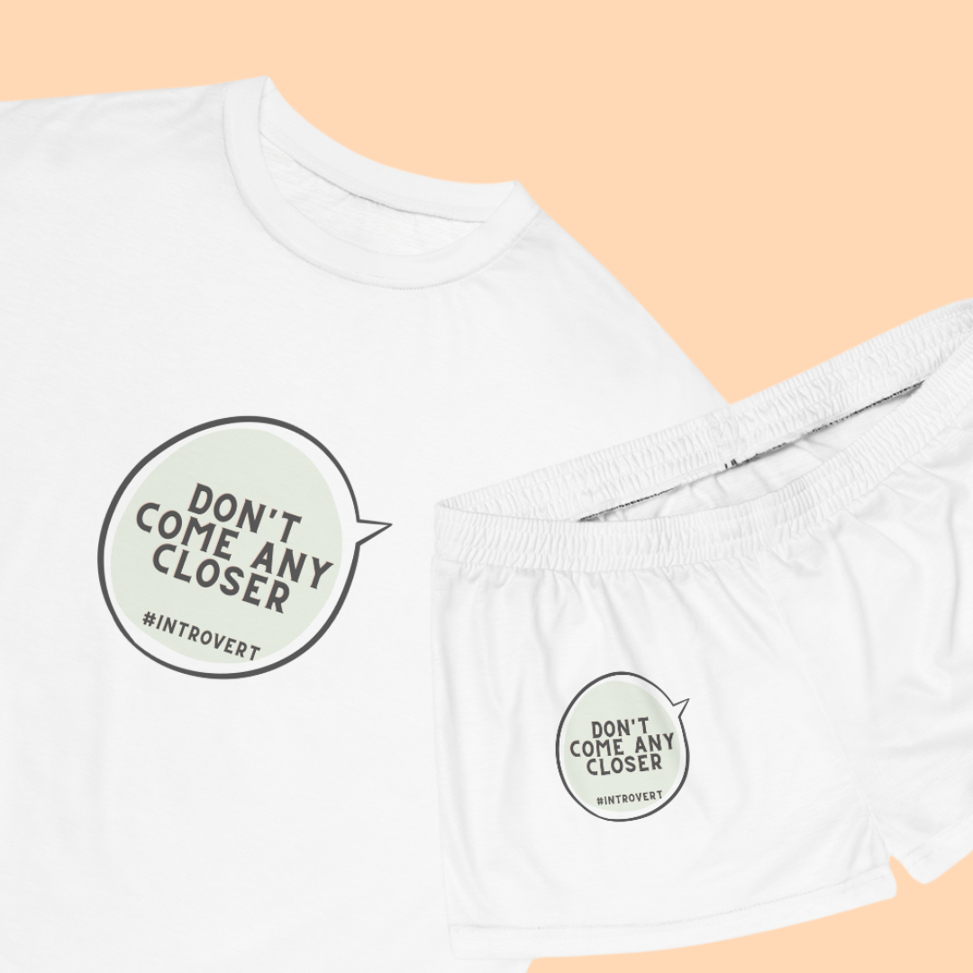🚫 Sweet Dreams, No Disturbances Allowed: "Don’t Come Any Closer" Pyjama Set 😴✨