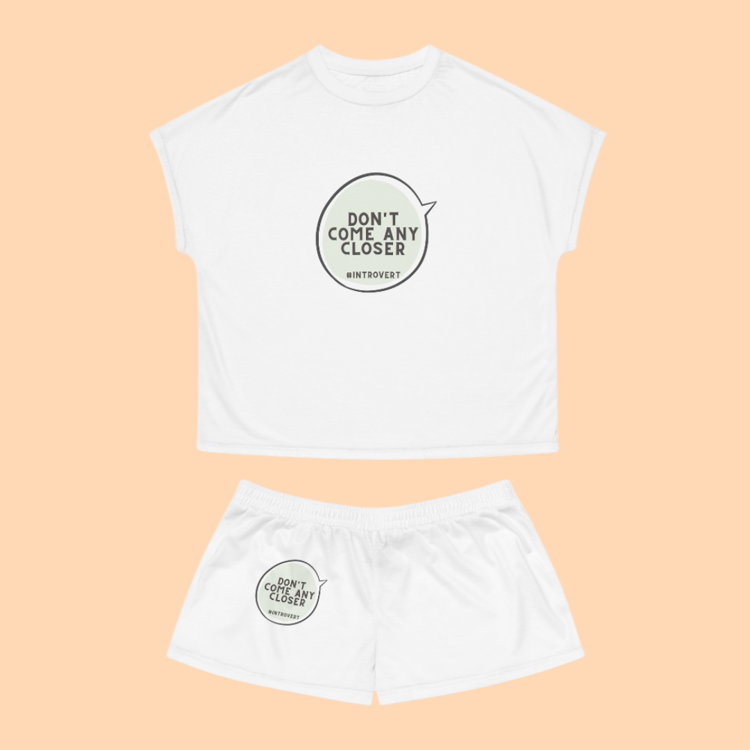 🚫 Sweet Dreams, No Disturbances Allowed: "Don’t Come Any Closer" Pyjama Set 😴✨