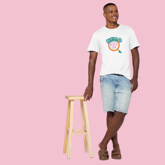 If you can see this t-shirt - AN INTROVERTED MEN MUST GET THIS