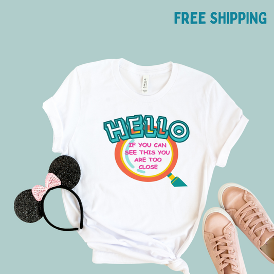 If you can see this t-shirt - AN INTROVERTED WOMEN MUST GET THIS