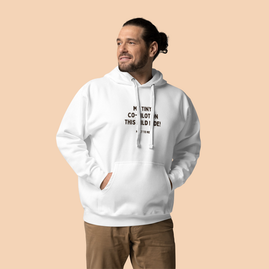 My tiny co-rider on this wilde ride hoodie - FREE SHIPPING