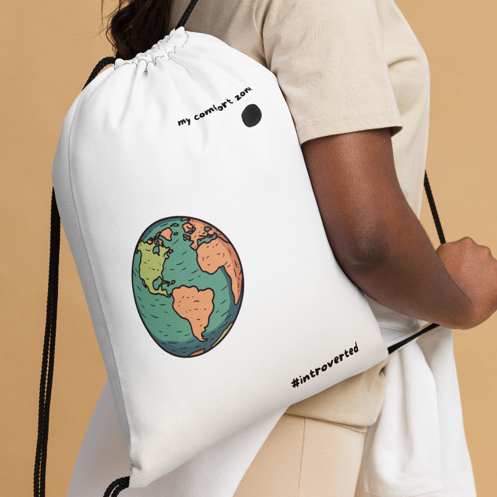 My comfort zone - Drawstring bag - FREE SHIPPING