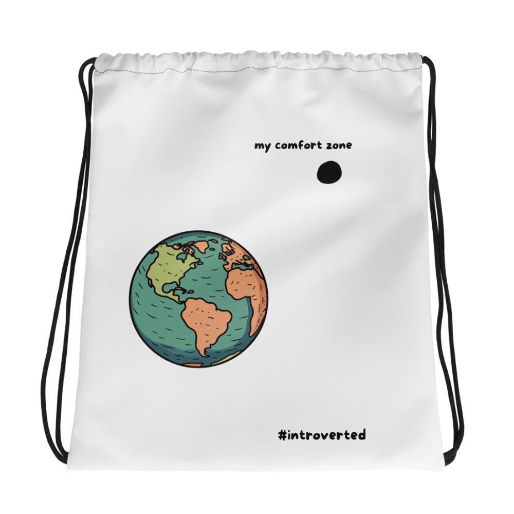 My comfort zone - Drawstring bag - FREE SHIPPING
