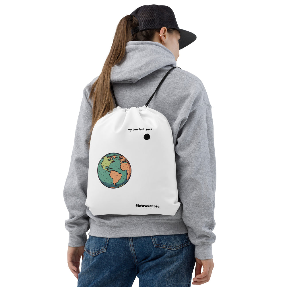 My comfort zone - Drawstring bag - FREE SHIPPING