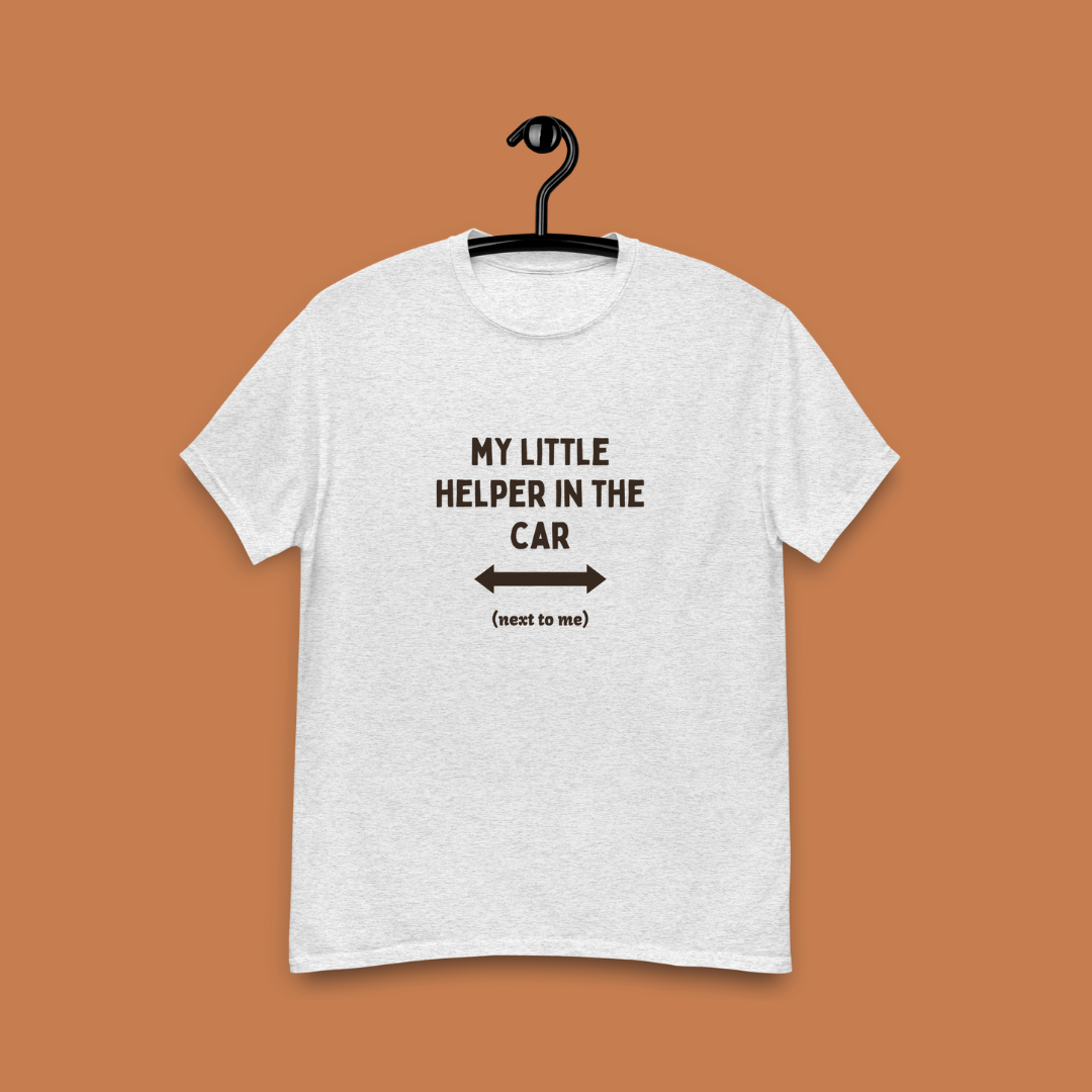 My Little Helper in the Car - Men's classic tee - Free Shipping