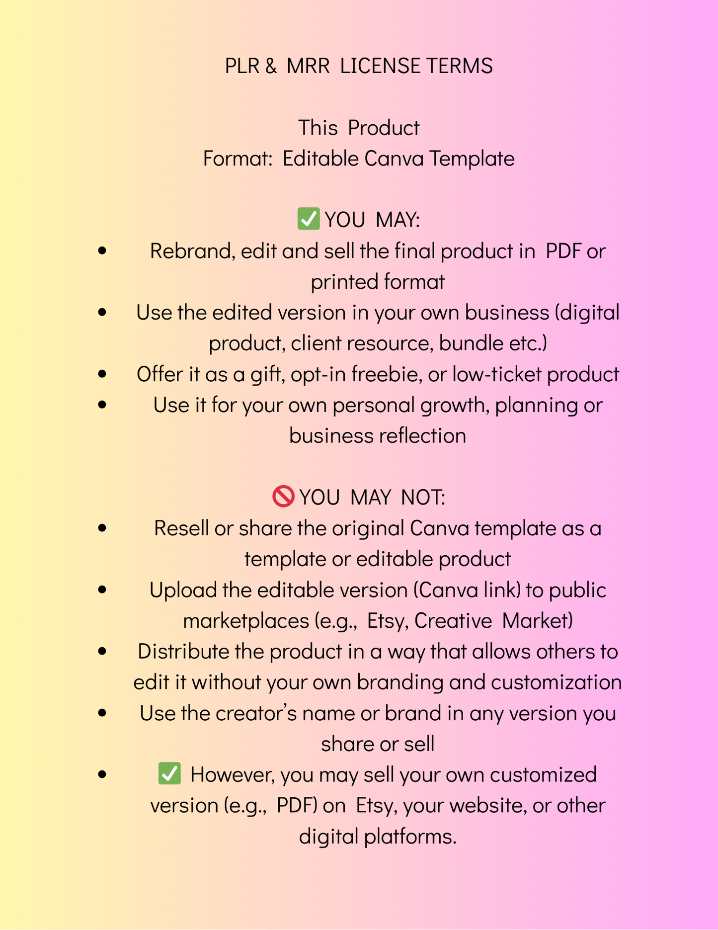 🌿 Trust the Process – Editable Canva Journal Template for Christian Entrepreneurs (PLR & MRR License)